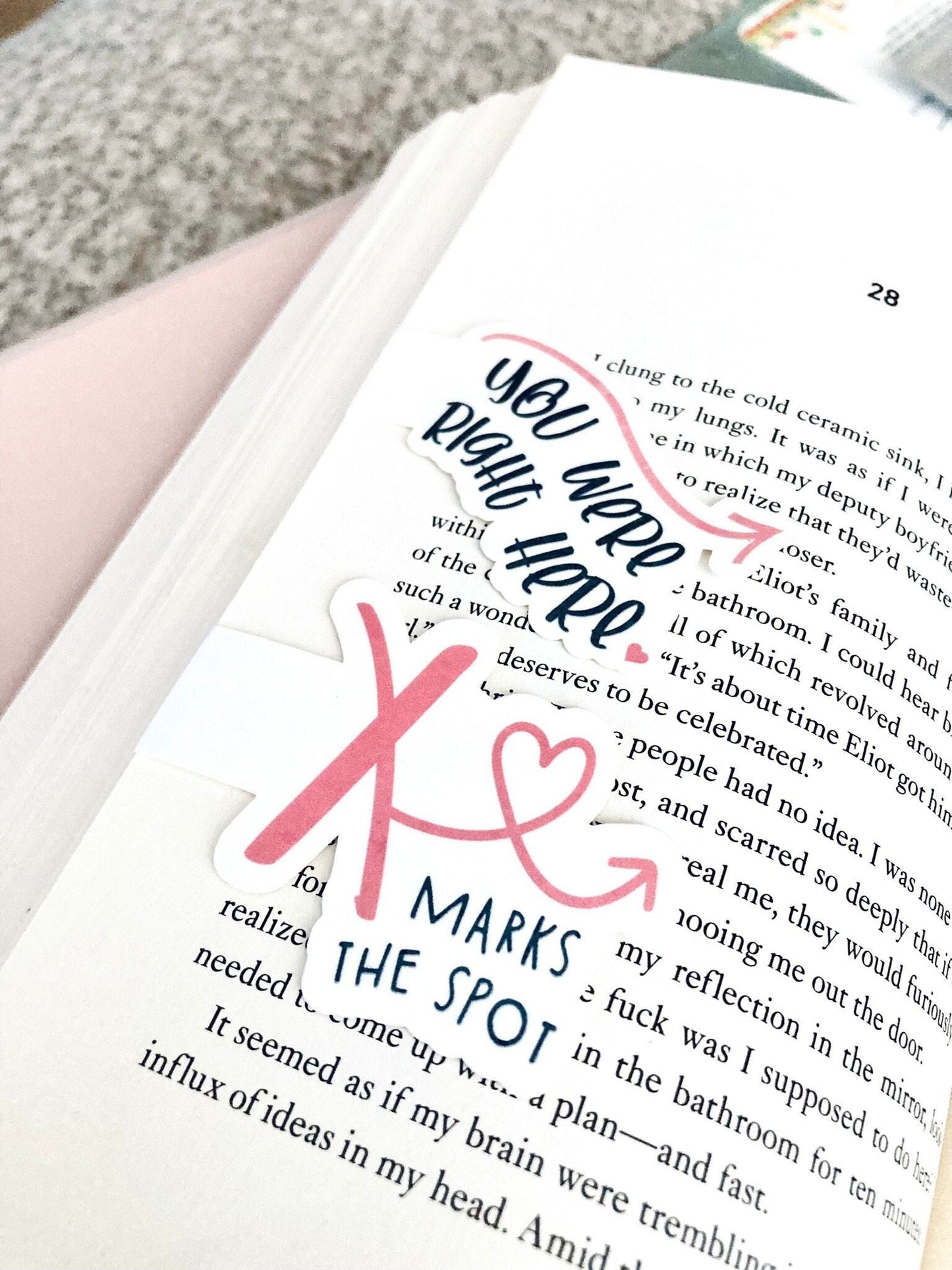 You Were Right Here Magnetic Bookmark | Book Lover Gift