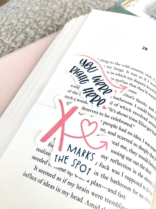 You Were Right Here Magnetic Bookmark | Book Lover Gift