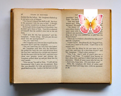 Double Sided Butterfly Magnetic Bookmark