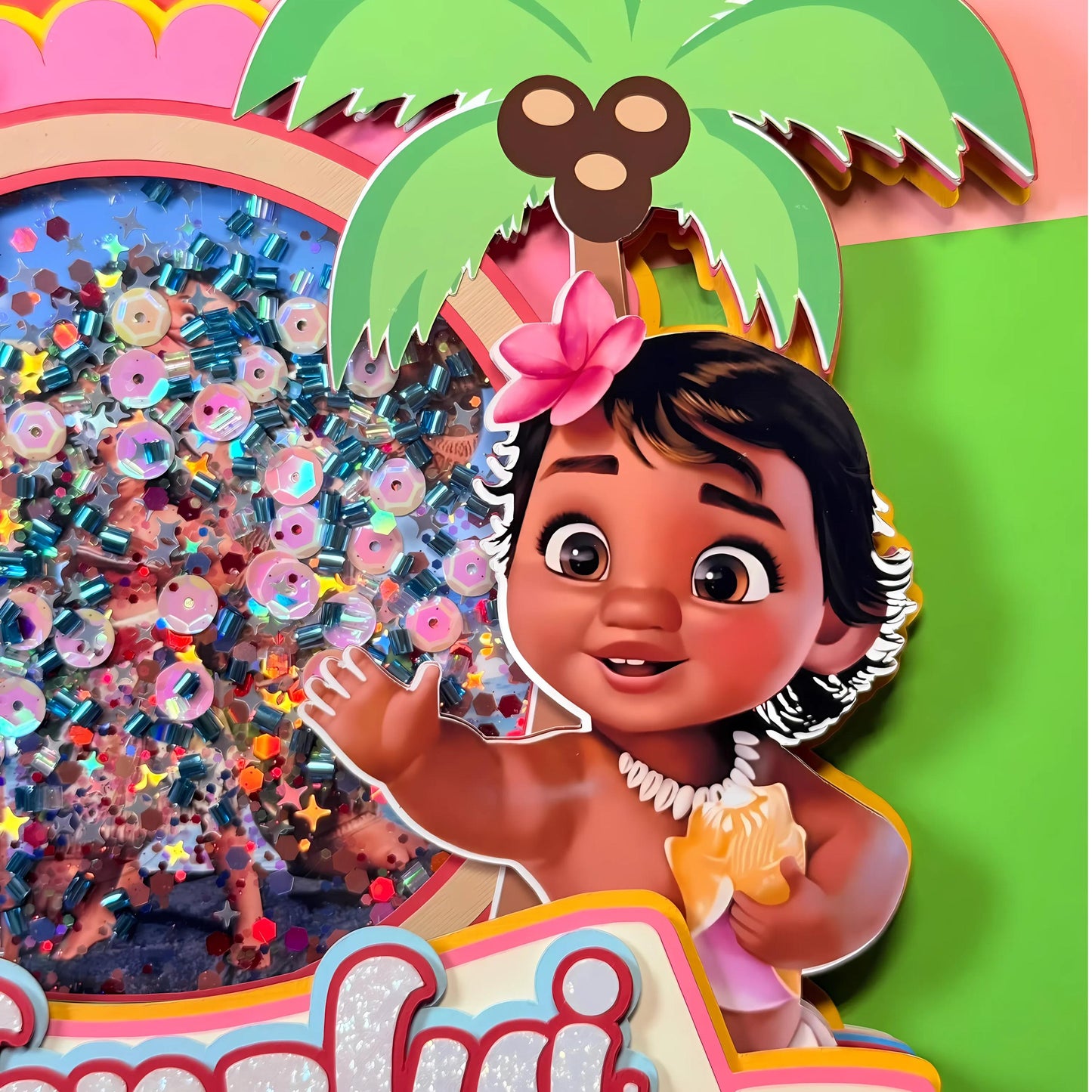 Moana Inspired Birthday Cake Topper