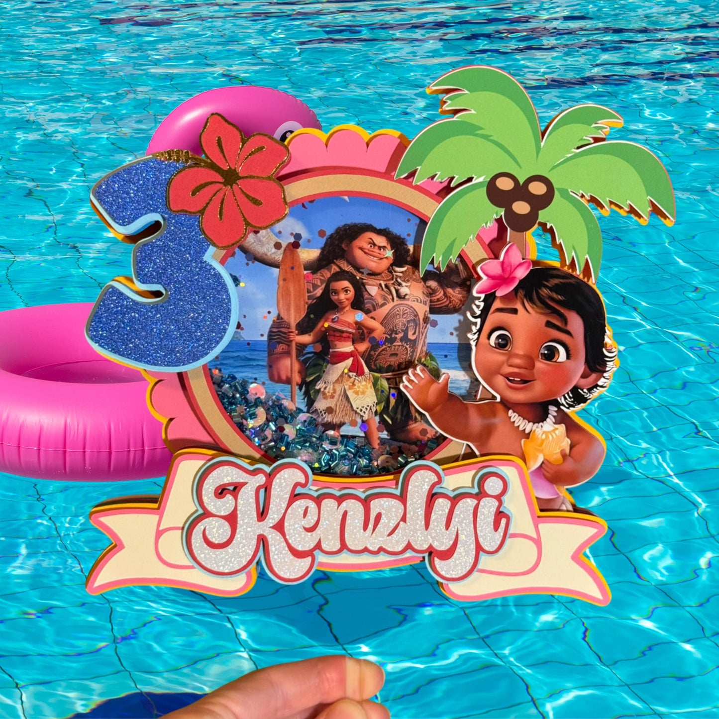 Moana Inspired Birthday Cake Topper