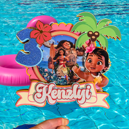 Moana Inspired Birthday Cake Topper